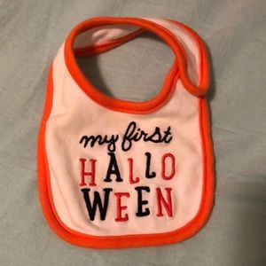 1st Halloween Bib